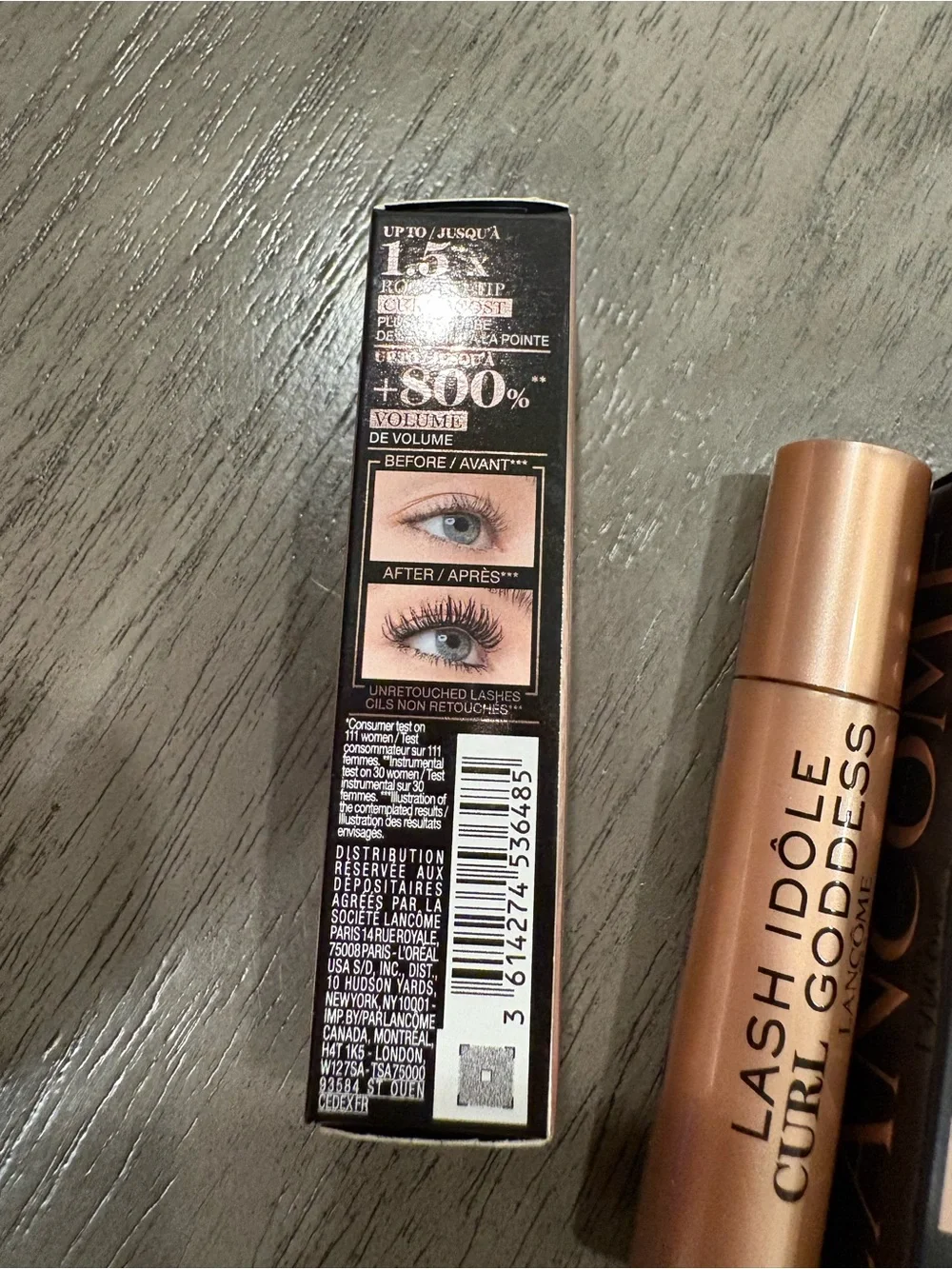 * New bundle of 2- Lancôme Lash Idôle Curl Goddess Mascara - Divine Black sample